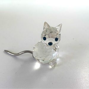 Swarovski crystal cat